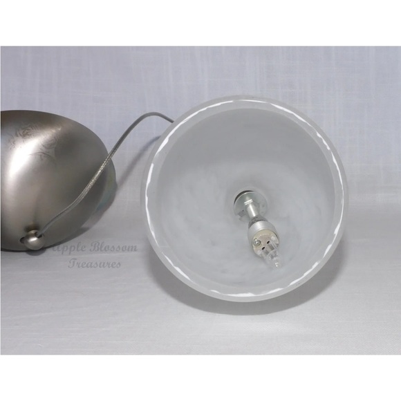 Bead Lighting 1XC-719819-SN LV Karli Pendant-Dome Canopy-Carrera Glass-Sat Nicke - Picture 3 of 8